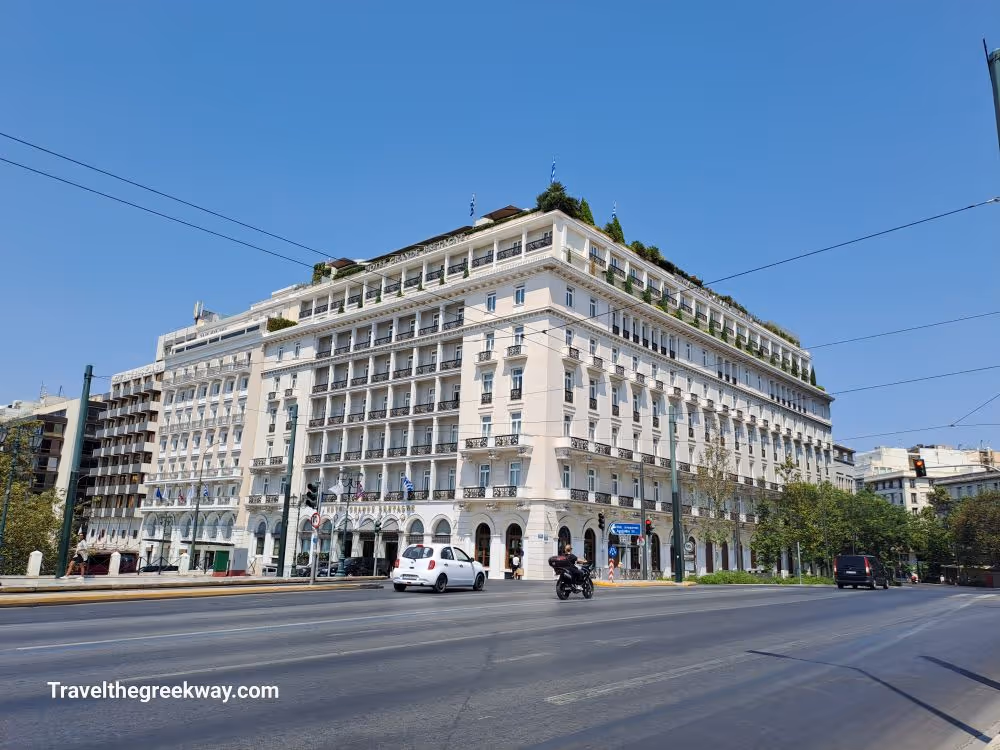 Hotel Grande Bretagne on Syntagma Square Athens